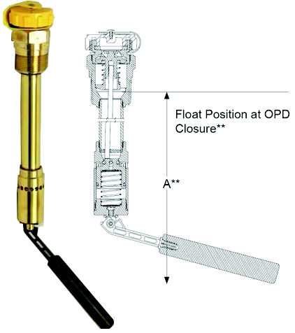 Combination Low Emission Filler and Overfill Protection Device (OPD)